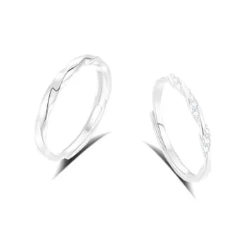 COPI Synthetic Cubic Zirconia Rings Unisex