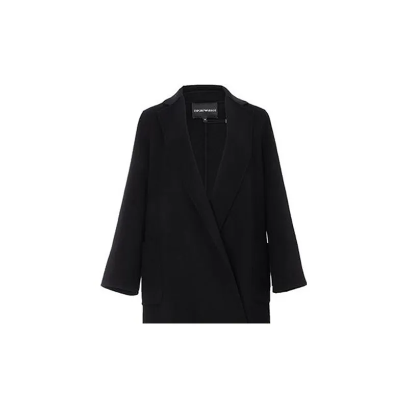 EMPORIO ARMANI Coats Unisex Black-2