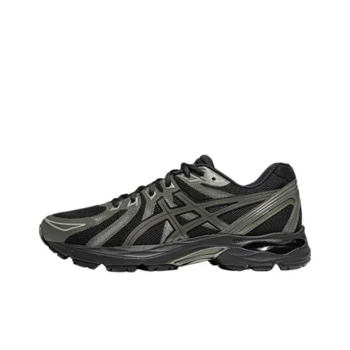 Asics Gel Flux CN Cushioned Wear Resistant Breathable Rebound Low Top Running Shoes Men's Black