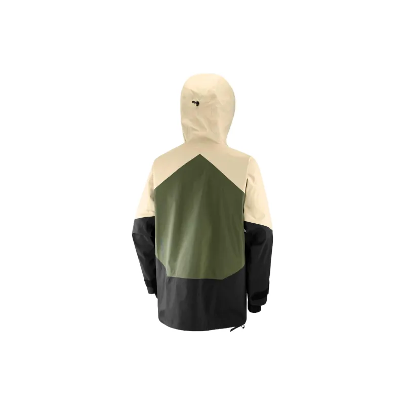 SALOMON MOON PATROLGore-Te Jackets Coats Men's White Green Black-1