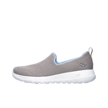 Skechers GO WALK Joy Anti Slip Wear Resistant Low Top Casual Shoes Women's Taupe Blue