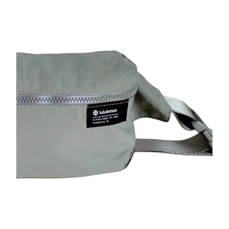 Lululemon Nylon Sling Bag Fanny Pack Regular Unisex Sage Gray-3