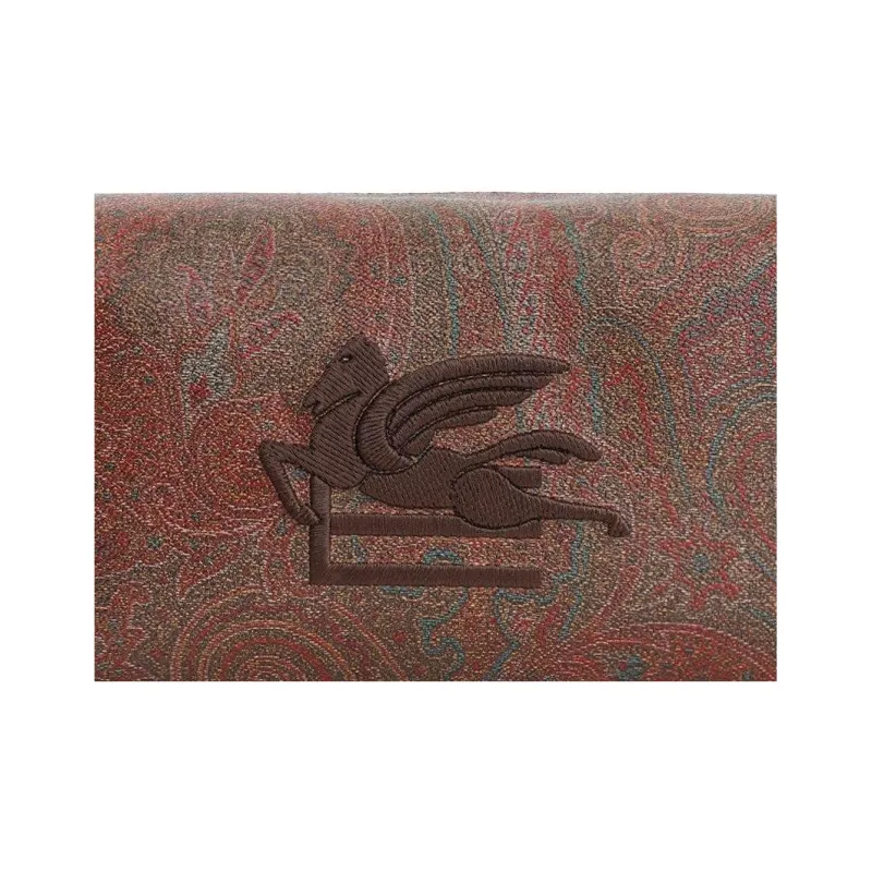 ETRO Embroidery Clutch Men's Multicolor-3
