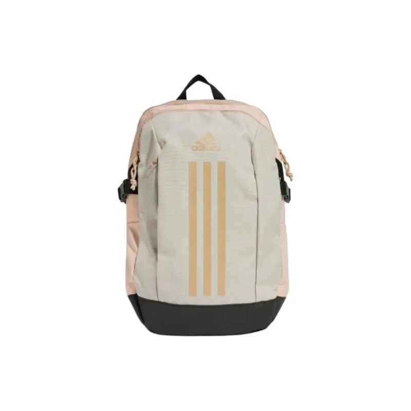 Adidas Power Polyester Backpack Unisex Pink Coral Blend With Warm Sandstone-0