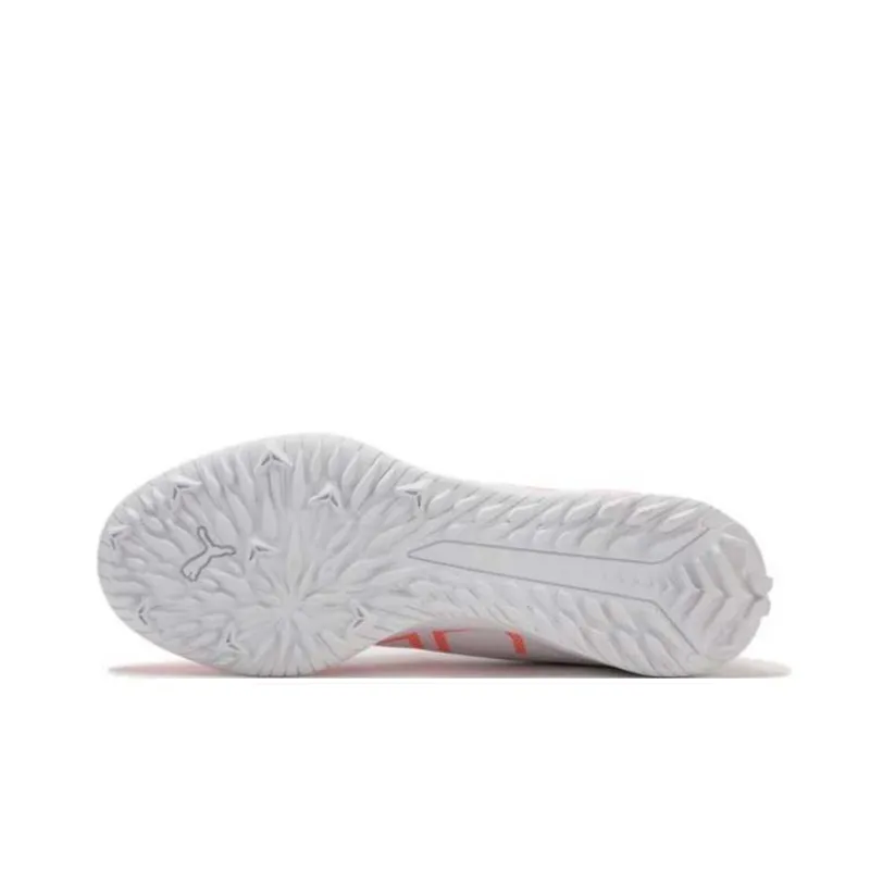 PUMA Ultra 5 TT Rubber Broken Studs Anti-Slip Wear-Resistant Soccer Shoes Unisex White-3