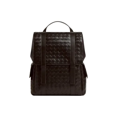 Bottega Veneta Calfskin Backpack Men's Brown