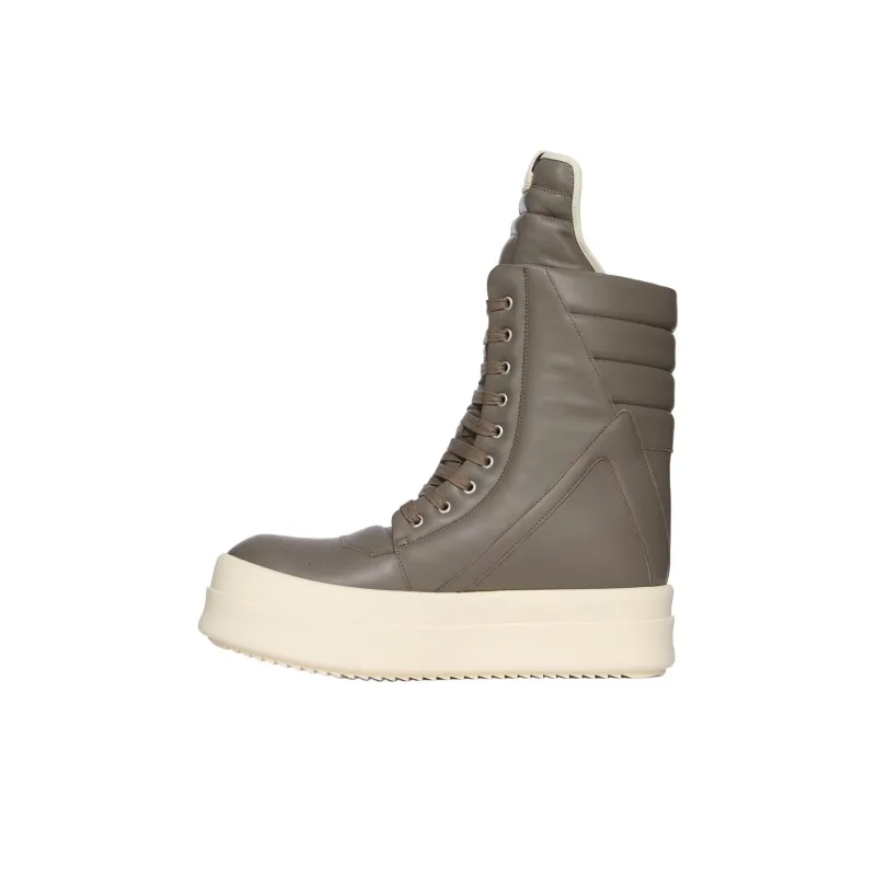 RICK OWENS/RO Geobasket High Top Skateboard Shoes Men's Gray-0
