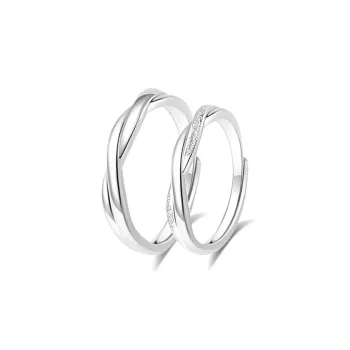 CHINA GOLD 999 Fine Silver Rings Unisex