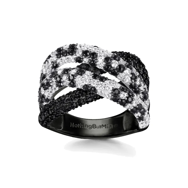 NothingButMini White Gold Plated Copper Rings Unisex-10