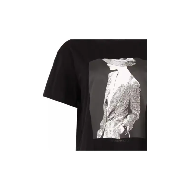 EMPORIO ARMANI T Shirts Women's Black-4