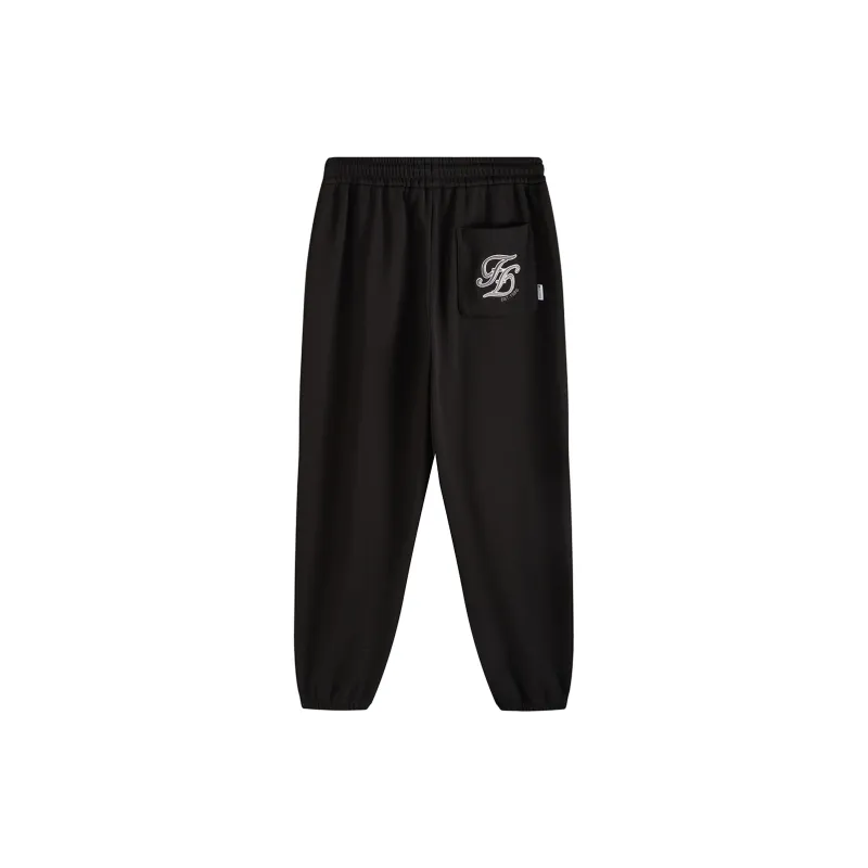 FUN FW24 Knitted Sweatpants Unisex Black-1