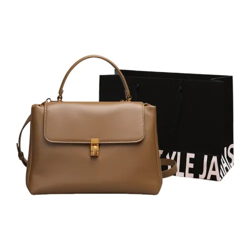 Cwatcun PU Small Square Bag One Shoulder Handbag Regular Women's Black/Brown/Mud/Coffee
