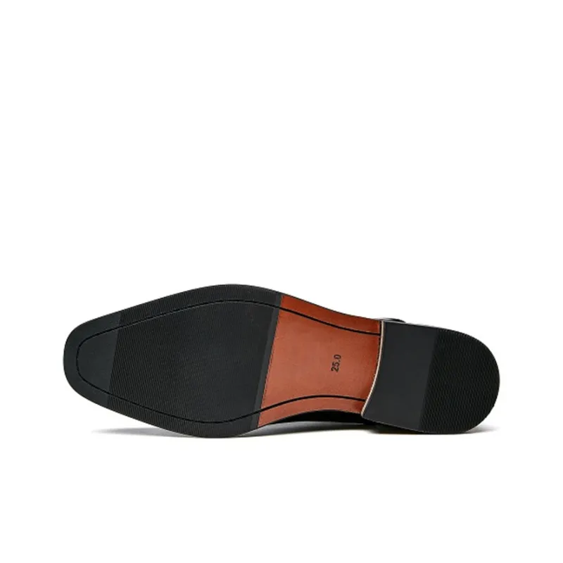 Kaltendin Business Commute Versatile Trendy Comfortable Minimalist Style Elegance Dress Shoes Men's-5