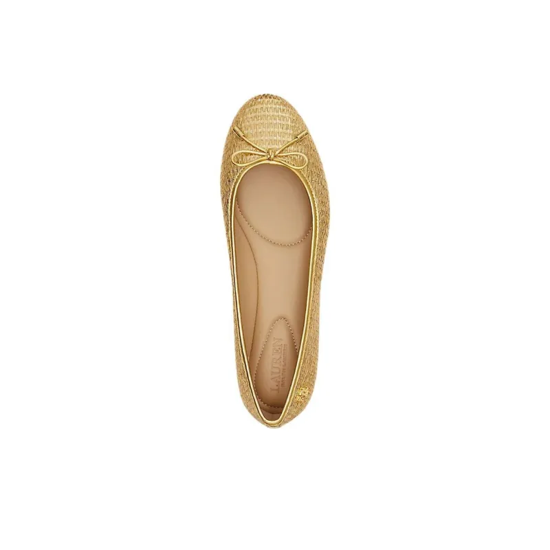 LAUREN RALPH LAUREN Jayna Casual Single Shoes Women's Gold-3