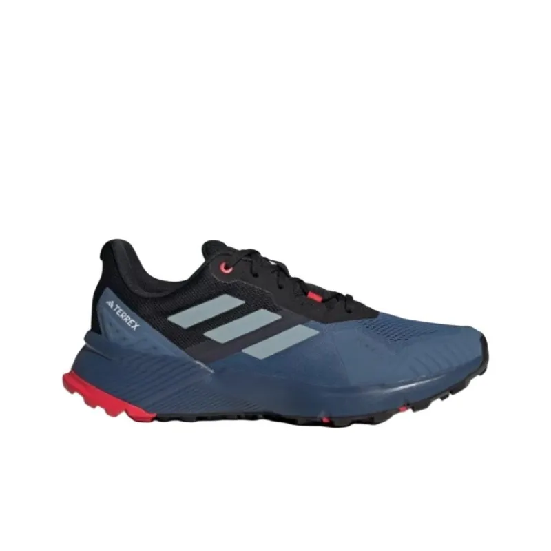Adidas Terre Anti Slip Wear Resistant Low Top Trail Running Running Shoes Men's Blue-1