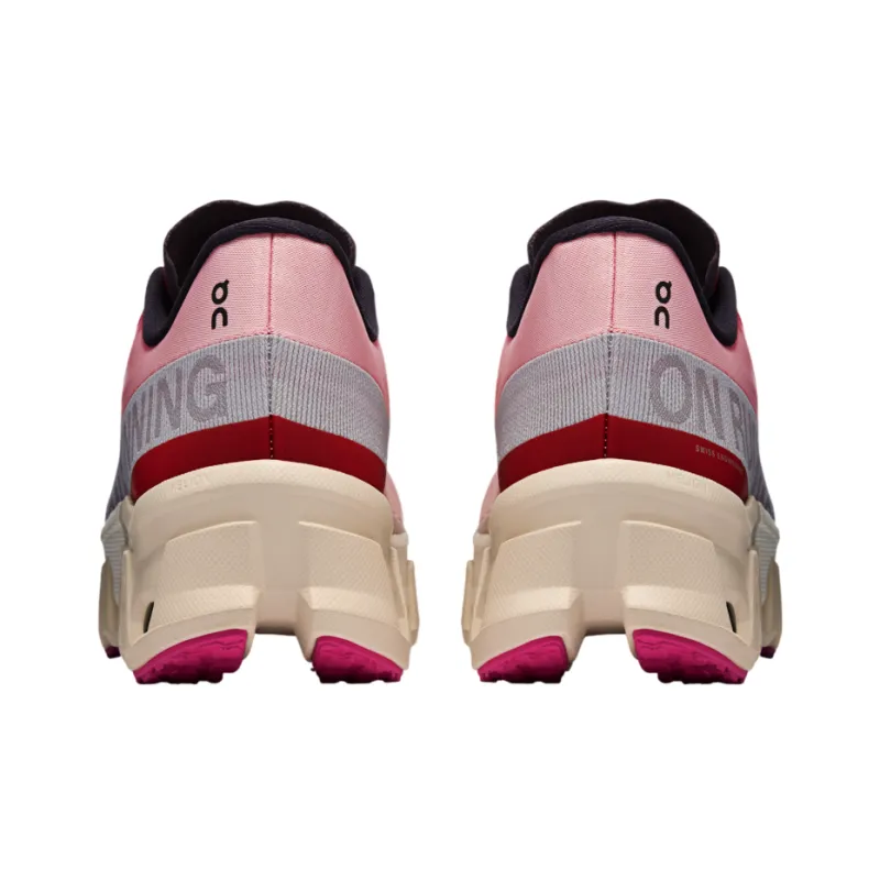 On Women's CloudmOnster Hyper 'Pink Red Cream' Women's-3