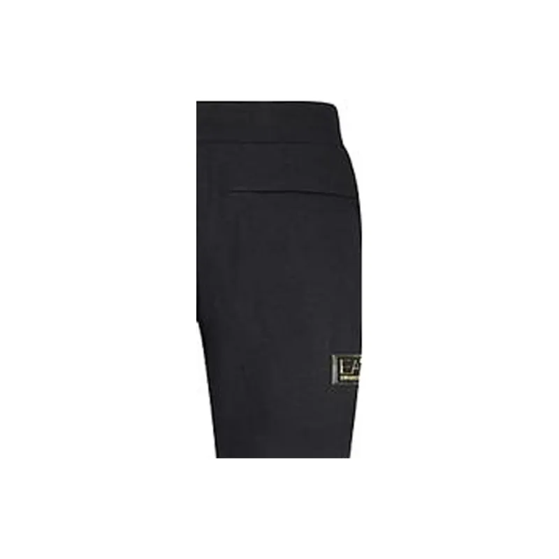 EMPORIO ARMANI Knitted Sweatpants Men Night Blue-4