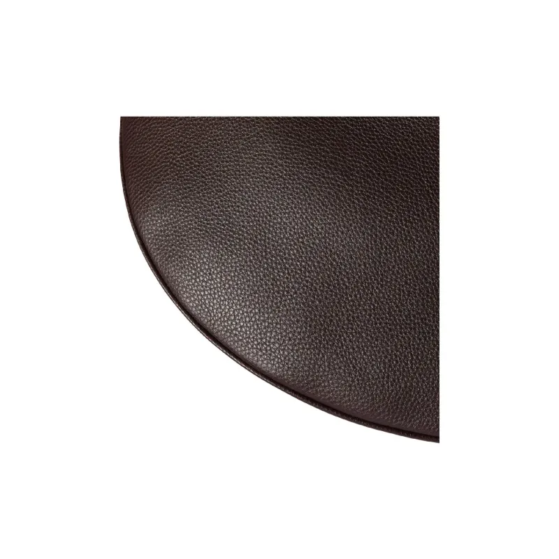 GUCCI Grain Leather Shoulder Bag Tubas Men's Dark Brown-6