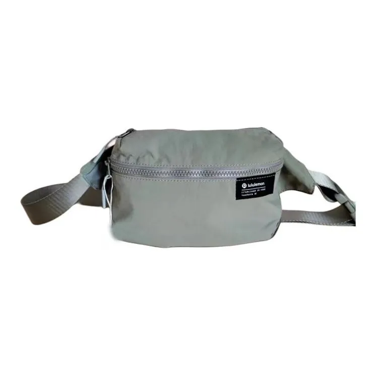 Lululemon Nylon Sling Bag Fanny Pack Regular Unisex Sage Gray-0