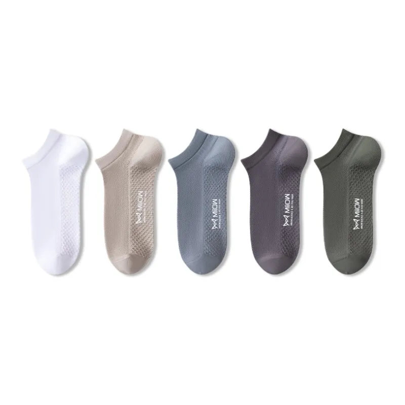 MIIOW Cool One Summer Series Ankle Socks Men's 5 Pack-28