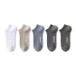 [5 Pack]White+Khaki+Gray Blue+Dark Gray+Jasper