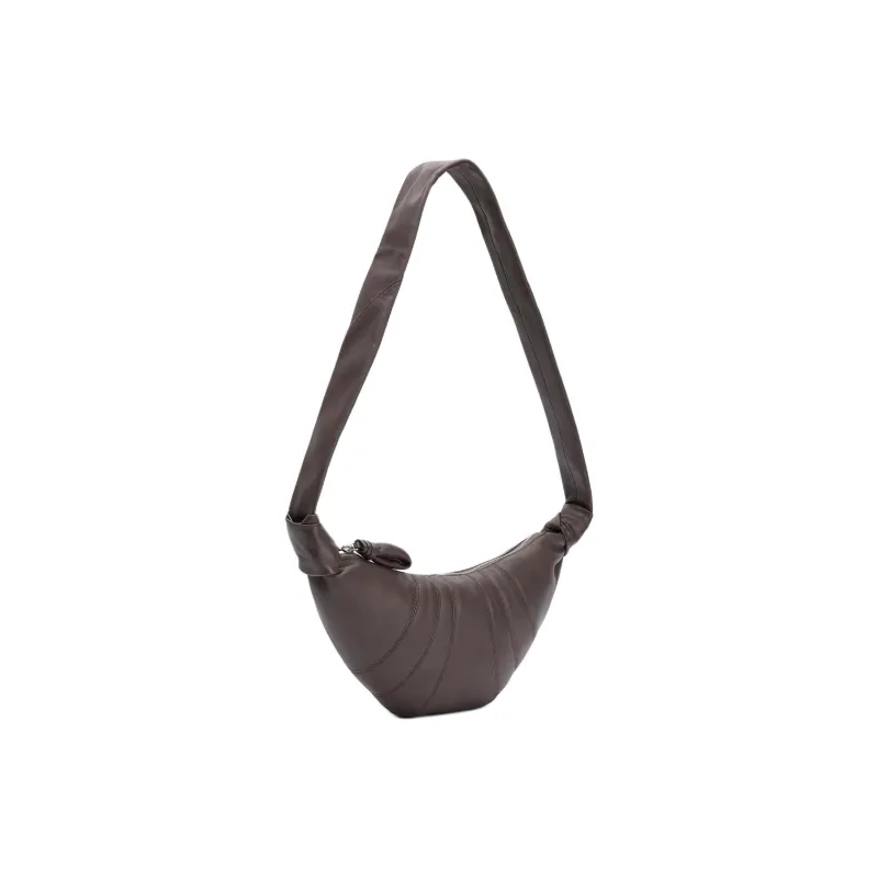 Lemaire Cow Leather Croissant Bag Shoulder Bag Small Size Women's Brown-1