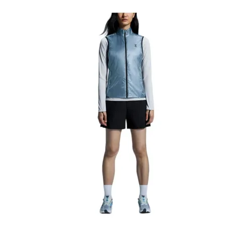 On Weather Vest Women's Light Gray Blue