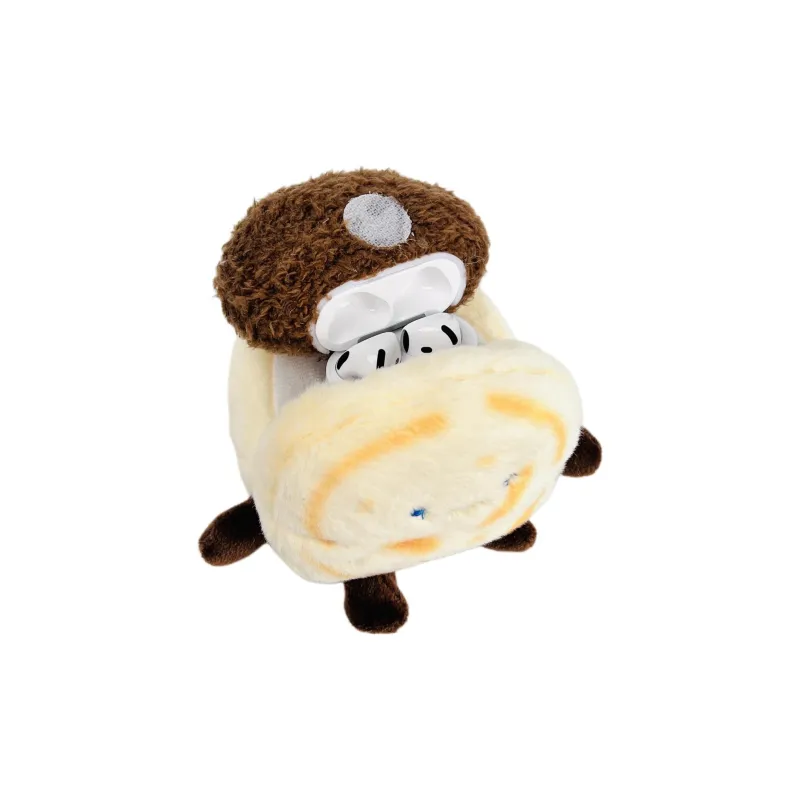 Sopi Compatibility With Apple AirPods 4/2/3/4th Generation/AirPods Pro/Pro 2 Plush Roujiamo Doll Headphone Cases-3