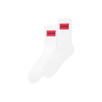 HUGO BOSS Two-Pack Of Short Socks In A Cotton Blend Ankle Socks Men's 1 Pack White