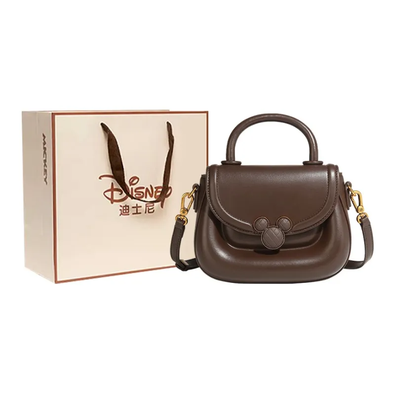 Disney Mickey Series PU Leather Crossbody Bag Regular Women's Brown-31