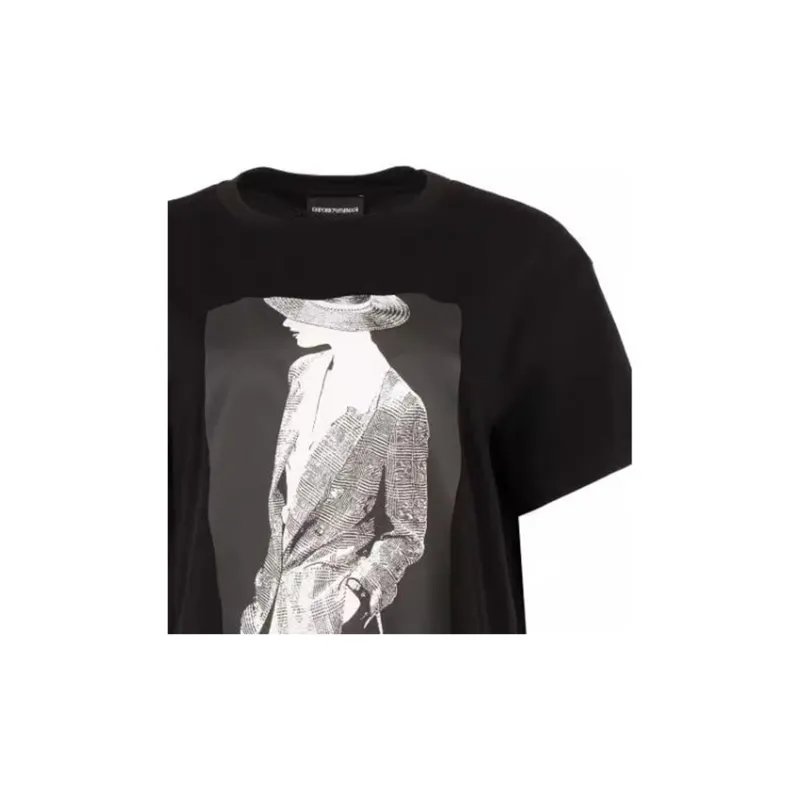 EMPORIO ARMANI T Shirts Women's Black-3