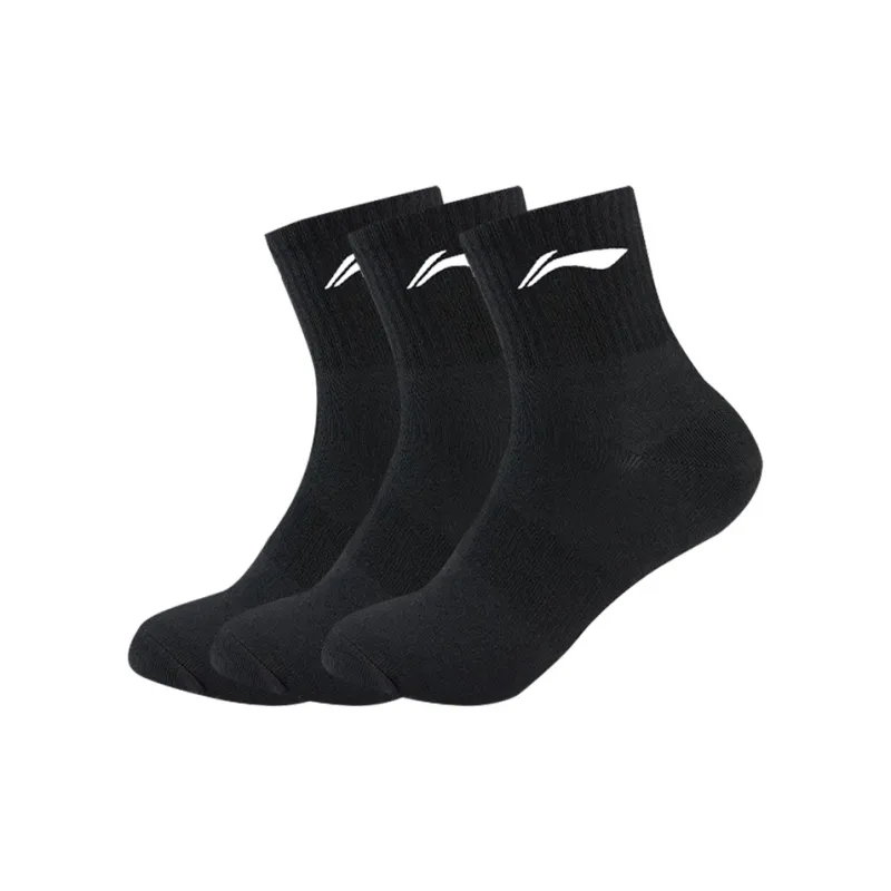 LiNing Mid Calf Socks Unisex 3 Pack-3