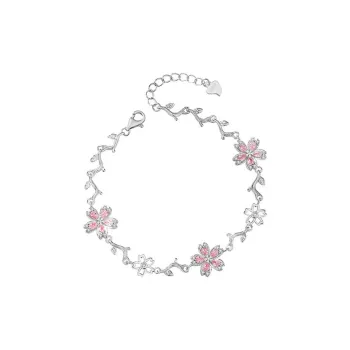 BAX Everyday Commute Versatile Pink S925 Silver Bracelets Women's