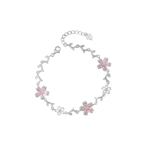 BAX Everyday Commute Versatile Pink S925 Silver Bracelets Women's