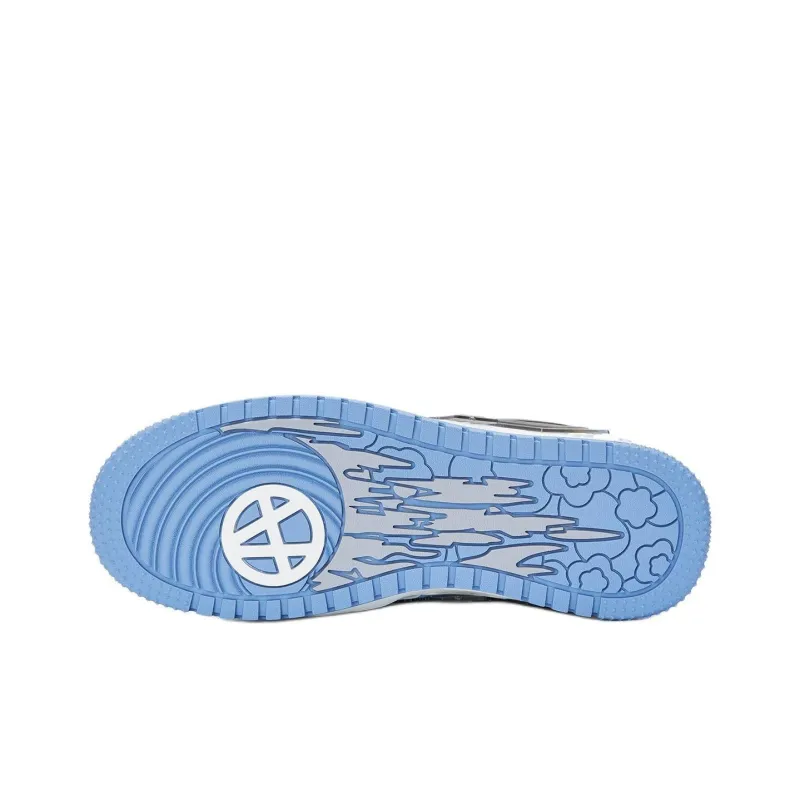 Acupuncture LOLA SNEAK Low-Top Skateboard Shoes Unisex White Blue-4