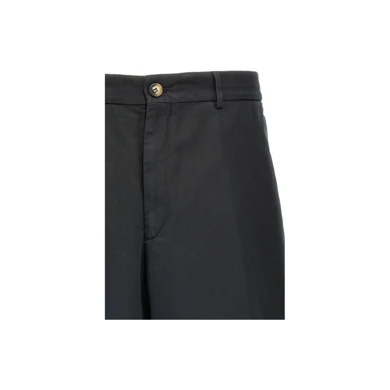 Brunello Cucinelli Garment Dyed Gabardine Bermuda Shorts-2