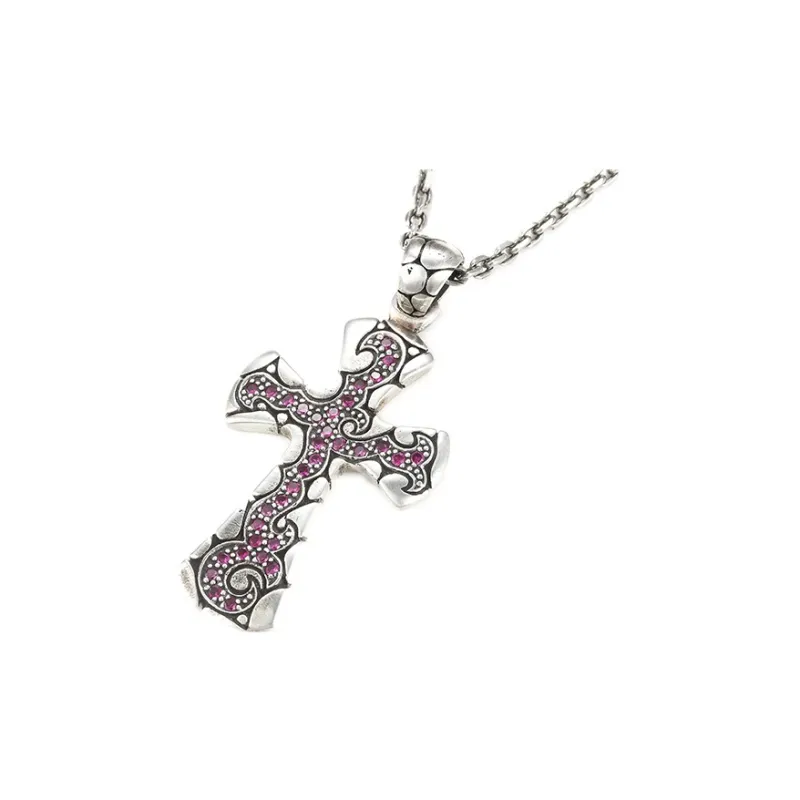 The Next Life 925 Sterling Silver Synthetic Cubic Zirconia Pendant Unisex-7