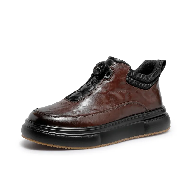 Desai Anti-Slip Wear-Resistant Mid-Top Skateboard Shoes Men's-11