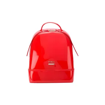 Furla Candy Rubber Backpack Regular Women's Orange