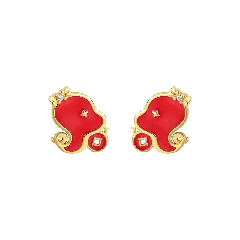 HOLLY RYAN Alloy Stud Earrings Unisex-0
