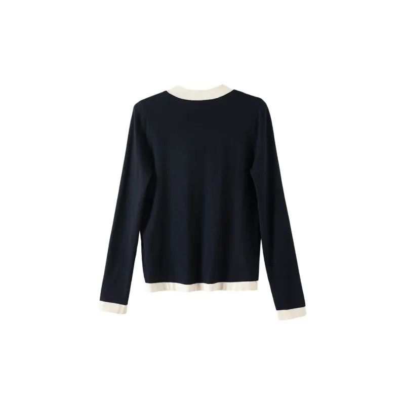 Late White Knitwear Women's Dark Blue-3