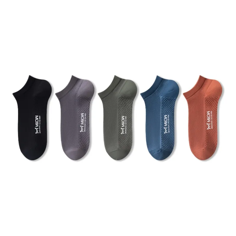 MIIOW Cool One Summer Series Ankle Socks Men's 5 Pack-49