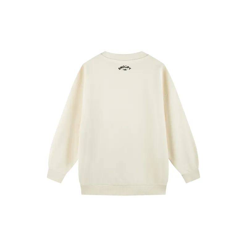 FUN Fun X Snoopy SS24 Sweatshirt Unisex White Tea-1