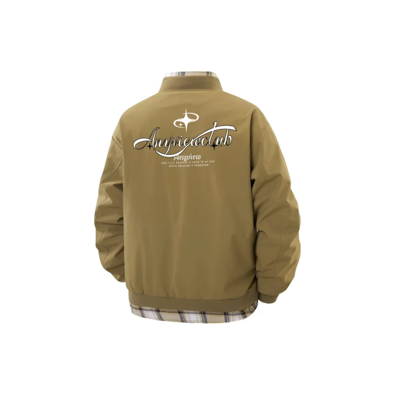 Anyveiw Jackets Coats Unisex Brown-1