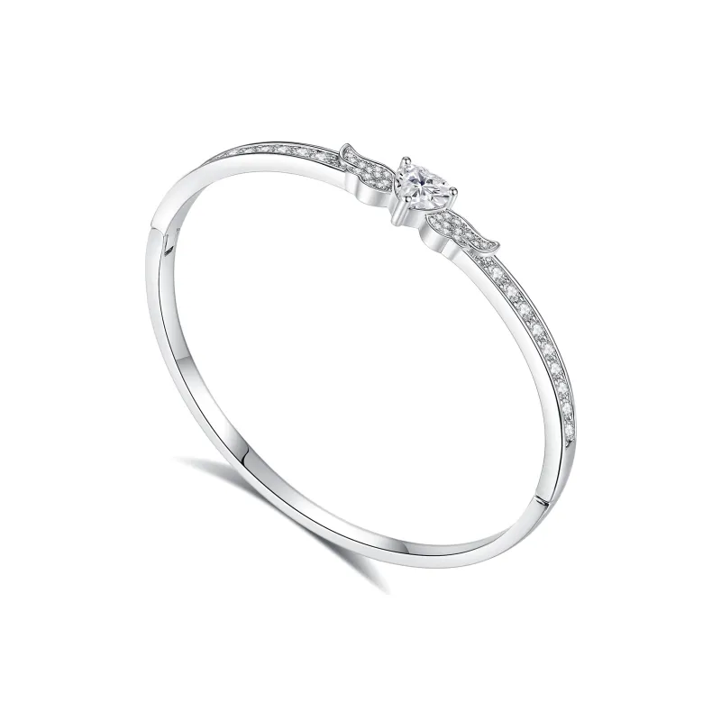 CLARKIA FLOWER Gold Plated Copper Bangles Women's-2