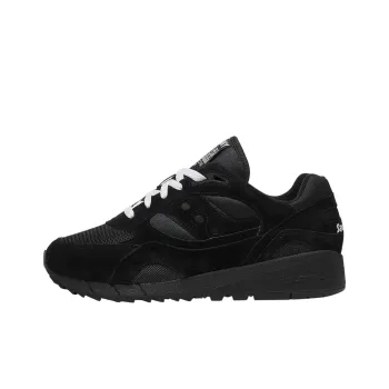 Saucony Shadow 6000 Black White Tongue Logo