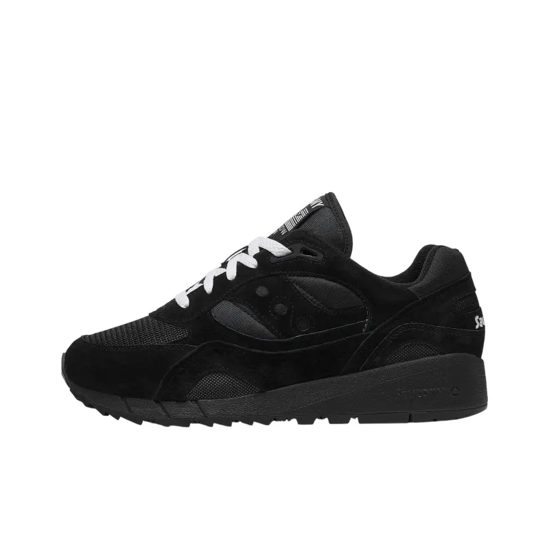 Saucony Shadow 6000 Black White Tongue Logo-0