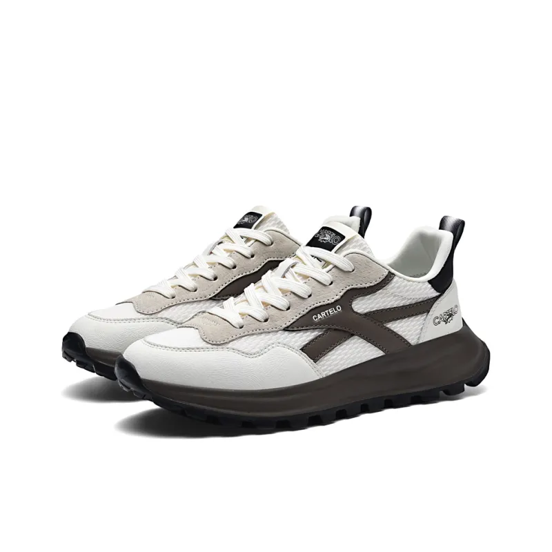 CARTELO Cushioning Height Increase Low Top Casual Shoes Men's-15