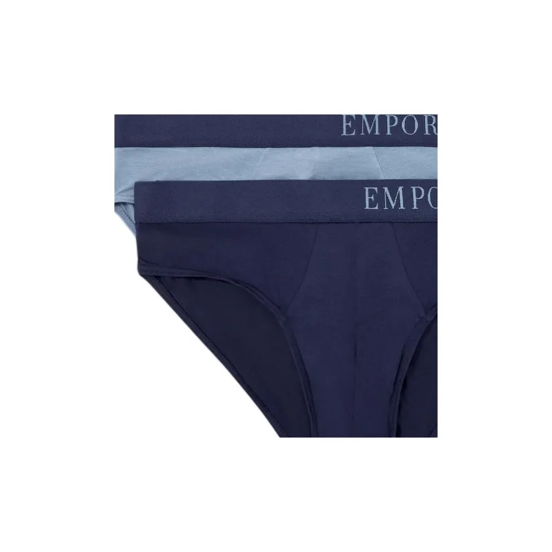 EMPORIO ARMANI Two pack Of Asv Soft touch Eco Viscose Briefs-4