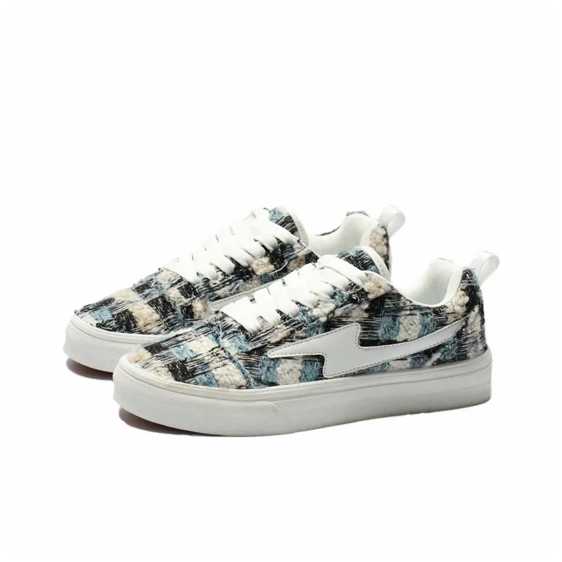 ABCIO Non-slip Lightweight Low-Top Skateboard Shoes Unisex-13